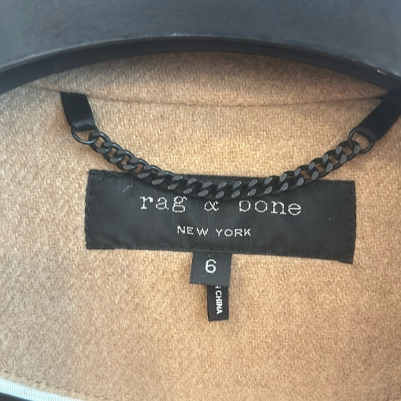 Rag & Bone Skye striped peacoat - Picture 6 of 16